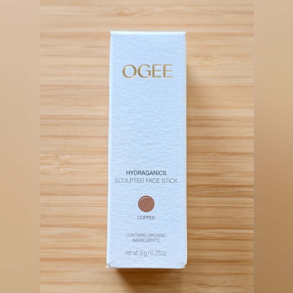 Ogee Sculpted Face Stick in Copper